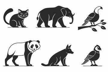 Obraz premium set of animals