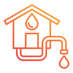 Fototapeta premium Water Supply Icon
