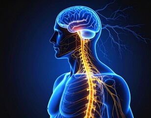 3d rendered illustration of a painful shoulder