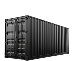 shipping container black color 