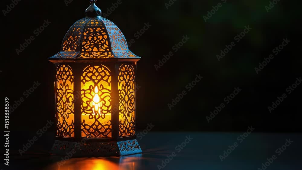 Poster a single lit candle placed on a table, suitable for various settings and occasions