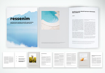Clean Editorial Brochure Template