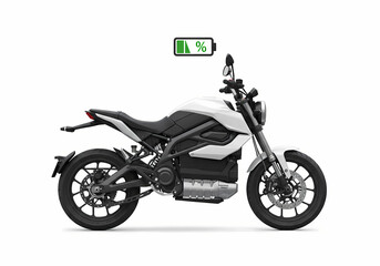 Obraz premium Zero Emission Ride Exploring the Sleek Design and Sustainable Power of the Electric Motorcycle