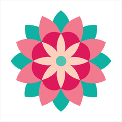 abstract flower vector illustration