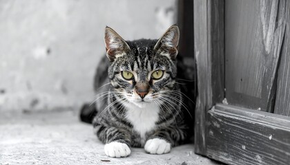 Obraz premium Visual Metaphor: Feline Charm