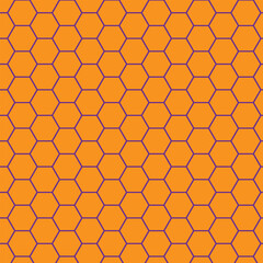 seamless pattern with honeycombs