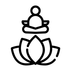 mediation Line Icon