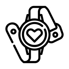 Obraz premium smartwatch Line Icon