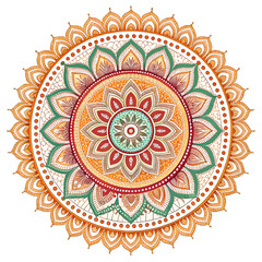 mandala round ornament