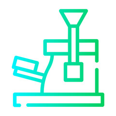 Obraz premium pilates chair Line Gradient Icon