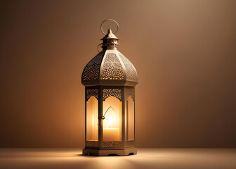 Eid al-adha background minimalist design with a single intricately designed