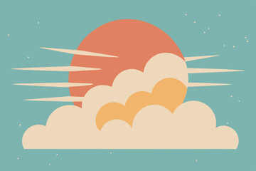 sun and clouds