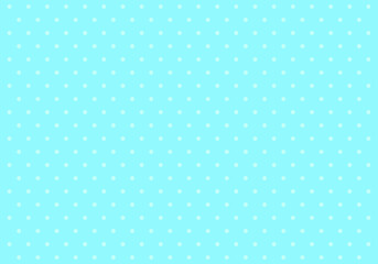 シンプルなドットパターンの背景素材　水色