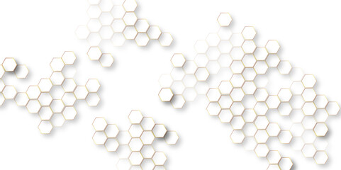 bright white abstract hexagon wallpaper or background, futuristic abstract honeycomb technology white background, glowing white hexagonal background.