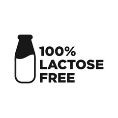 Lactose Free Sign.