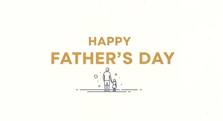 happy father's day poster