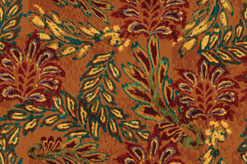 floral background or motif	