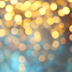 Obraz premium Bokeh-Bälle bzw, Bokeh Lichter einer Weihnachts Beleuchtung. Warmer Lichtton, unscharfer Hintergrund, hohe Auflösung, perfekter Xmas Hintergrund sowohl für Quer als auch Hochformat