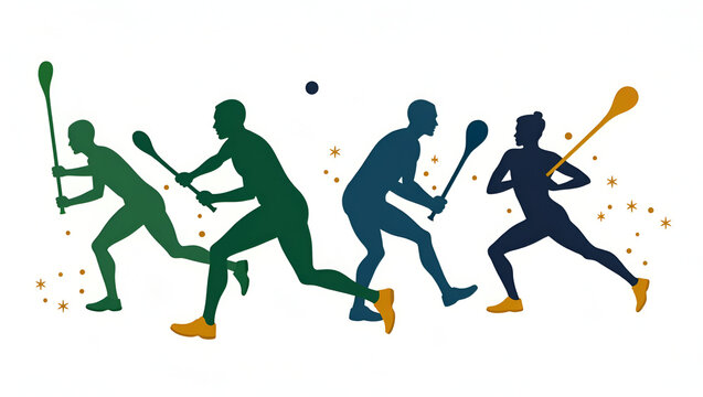 silhouette set of man hurling sport. vector illustration.