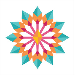 abstract flower vector illustration