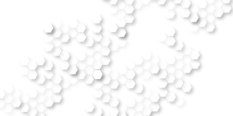 Hexagonal pattern on minimalist background for line design, technology geometric mesh elegance texture. modern futuristic wallpaper, abstract polygonal honeycomb mosaic design.