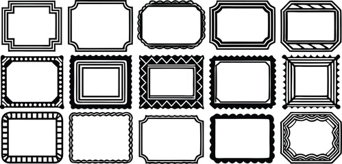 Elegant Collection of Decorative Frames Versatile Design Elements for Your Projects