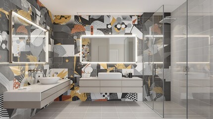Contemporary Luxury Bathroom Feature