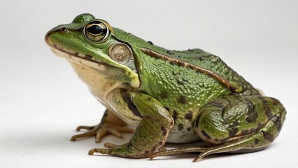 Fototapeta premium Edible Frog on studio background