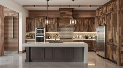 Modern Rustic Luxury Kitchen Design