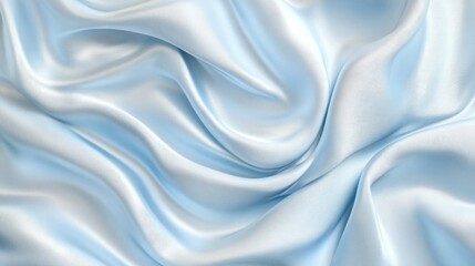 Obraz premium Smooth elegant blue silk or satin texture can use as background