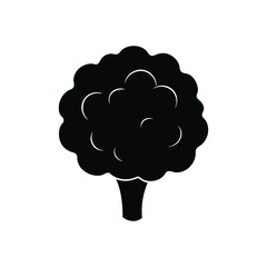 black and white tree