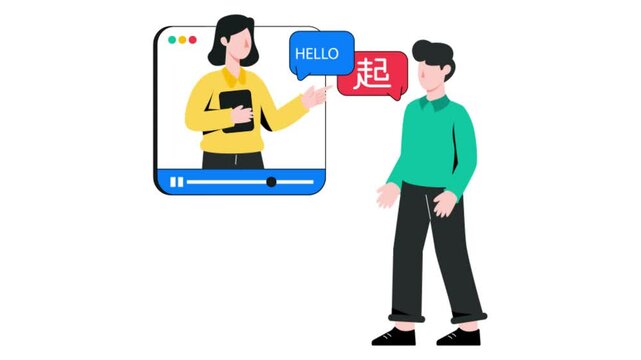 Online Interpreter 2D Flat Animation