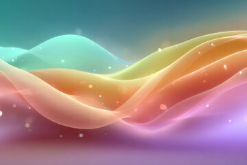 An abstract of soft gradient mesh background with subtle lighting symbolizing future aesthetics.