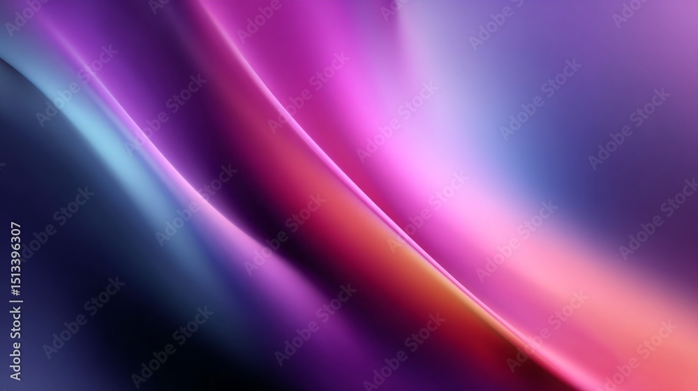 Poster subtle waves of dark purple, pink, and blue colors merge to create a stunning gradient effect that e