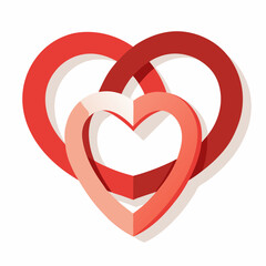 National Girlfriend Day Love Couple Heart Romantic Gift Vector Illustration