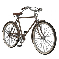 Obraz premium vintage bicycle isolated on white
