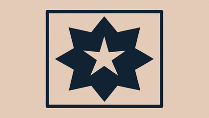 Star vector icon 