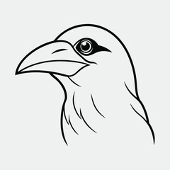 eagle head vector