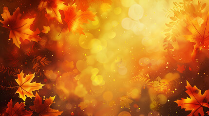 Autumn. Blurred abstract background. Blurred fall abstract autumnal background