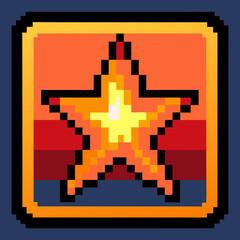 Obraz premium Star vector icon 