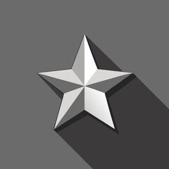 Star vector icon 