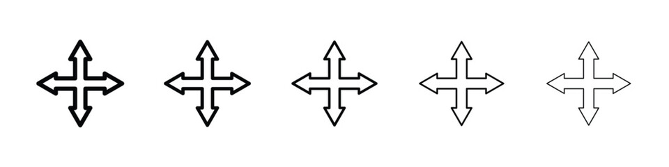 Obraz premium Drag icon Outline and flat style designs