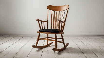 wooden rocking chair