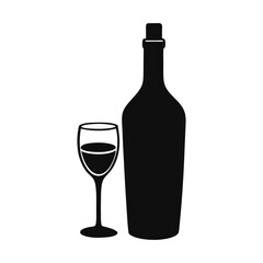 bottle and glass
