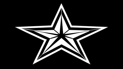 Star vector icon 