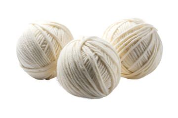 Creamy White Yarn Balls Perfect for Knitting and Crochet Projects