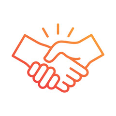 Fototapeta premium Handshake Icon