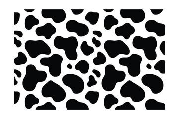 Fototapeta premium Bold Cow Print Seamless Pattern