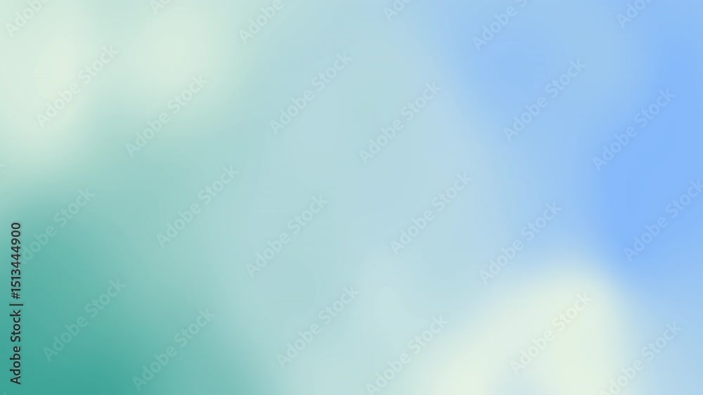 Poster a smooth gradient background transitioning from light teal to soft blue hues, featuring no distinct 