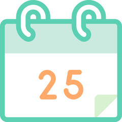 calendar illustration on a white background       